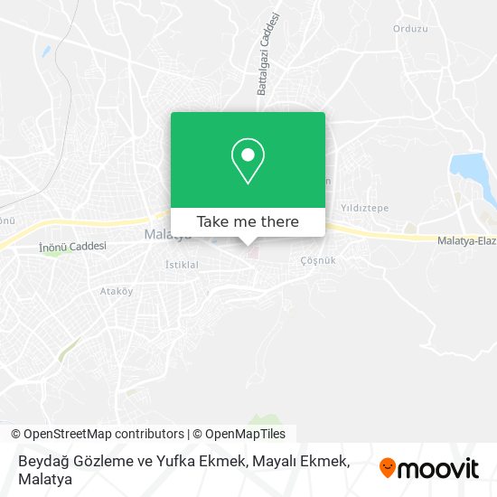 Beydağ Gözleme ve Yufka Ekmek, Mayalı Ekmek map