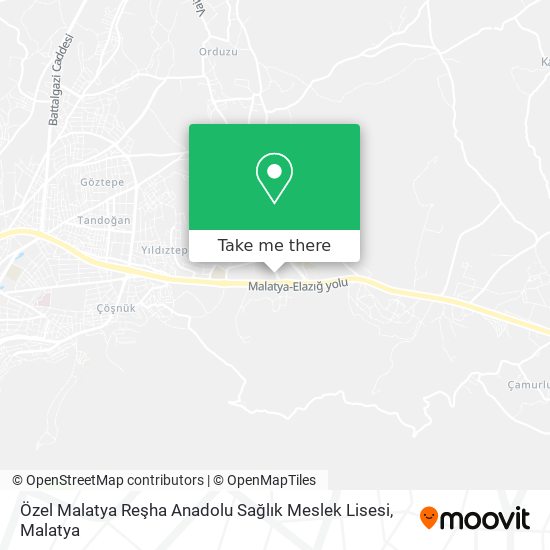 Özel Malatya Reşha Anadolu Sağlık Meslek Lisesi map