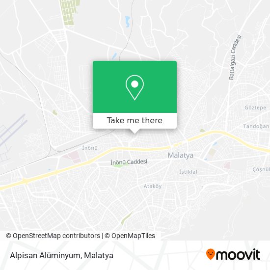 Alpisan Alüminyum map