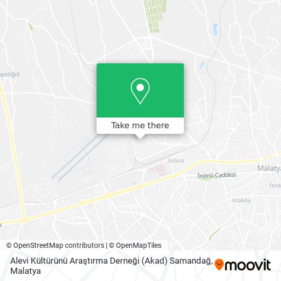 Alevi Kültürünü Araştırma Derneği (Akad) Samandağ map