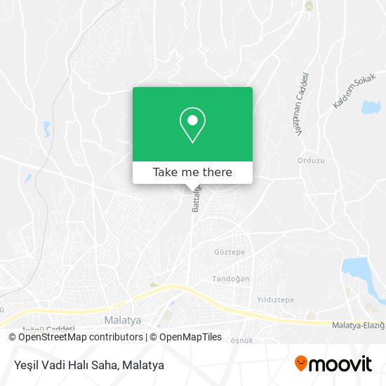 Yeşil Vadi Halı Saha map