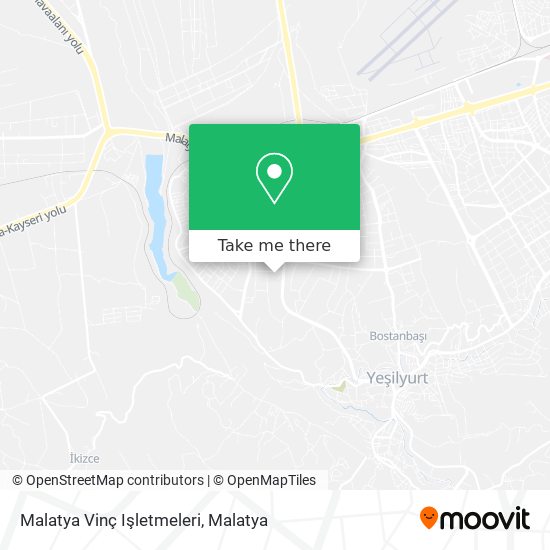 Malatya Vinç Işletmeleri map