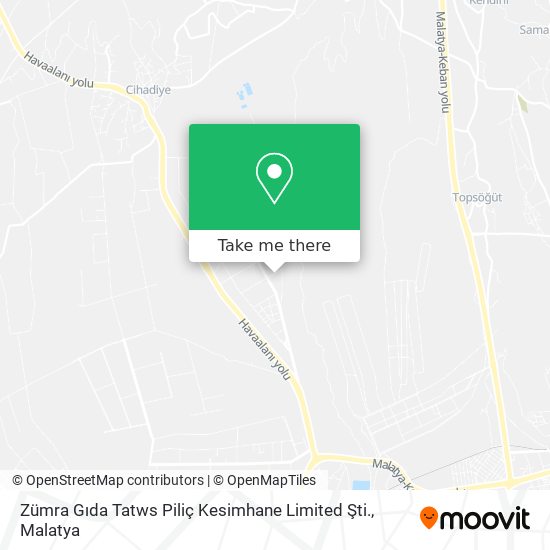 Zümra Gıda Tatws Piliç Kesimhane Limited Şti. map