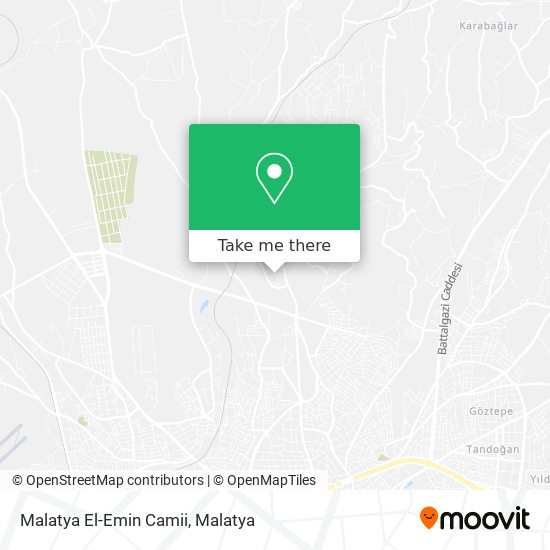 Malatya El-Emin Camii map