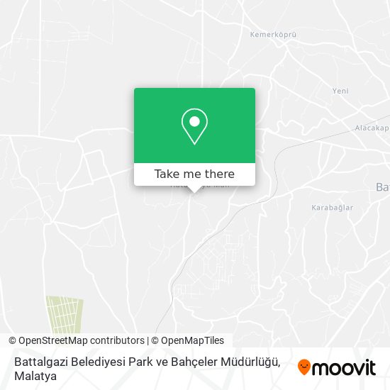 Battalgazi Belediyesi Park ve Bahçeler Müdürlüğü map