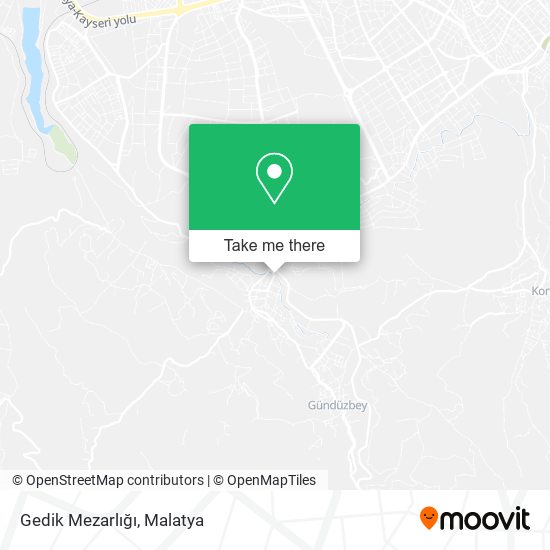 Gedik Mezarlığı map