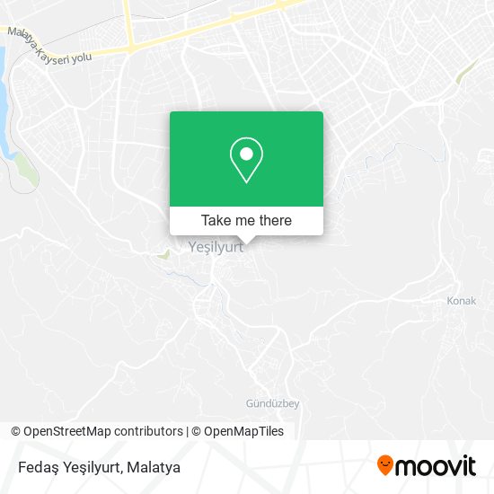 Fedaş Yeşilyurt map