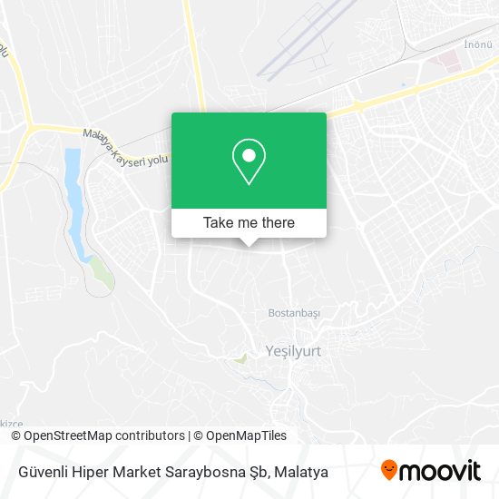 Güvenli Hiper Market Saraybosna Şb map