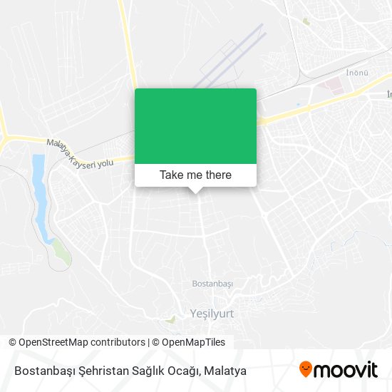 Bostanbaşı Şehristan Sağlık Ocağı map