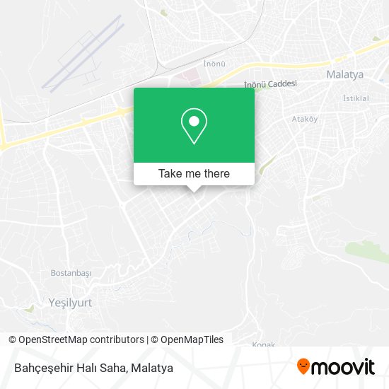 Bahçeşehir Halı Saha map