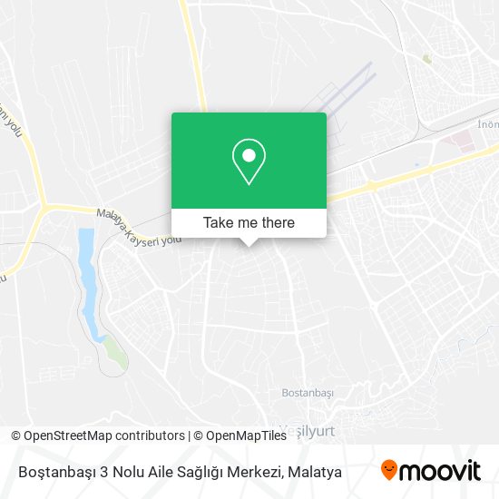 Boştanbaşı 3 Nolu Aile Sağlığı Merkezi map