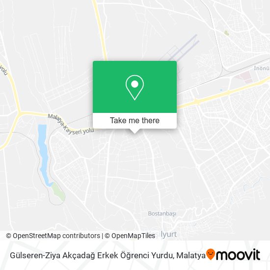 Gülseren-Ziya Akçadağ Erkek Öğrenci Yurdu map