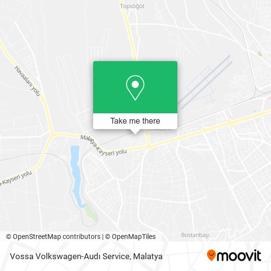 Vossa Volkswagen-Audı Service map