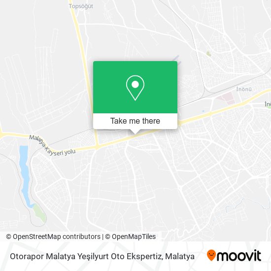 Otorapor Malatya Yeşilyurt Oto Ekspertiz map