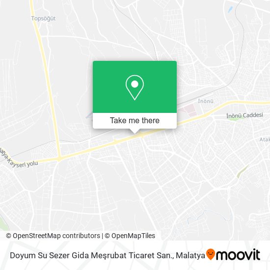 Doyum Su Sezer Gida Meşrubat Ticaret San. map