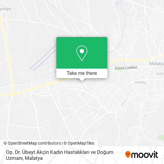 Op. Dr. Übeyt Akçin Kadın Hastalıkları ve Doğum Uzmanı map