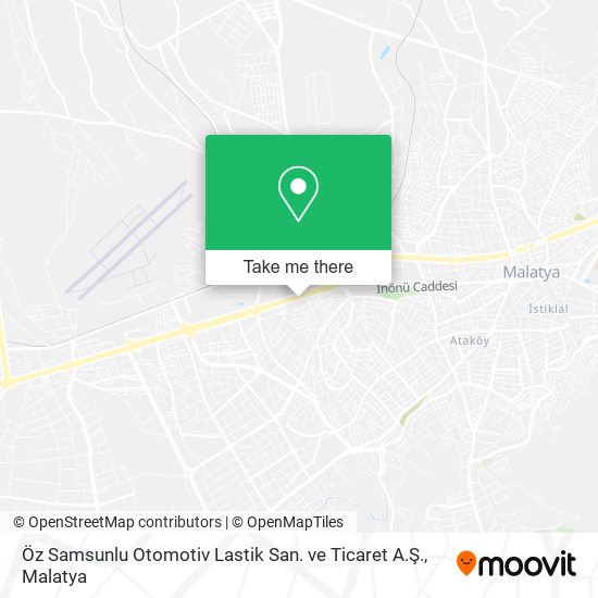 Öz Samsunlu Otomotiv Lastik San. ve Ticaret A.Ş. map