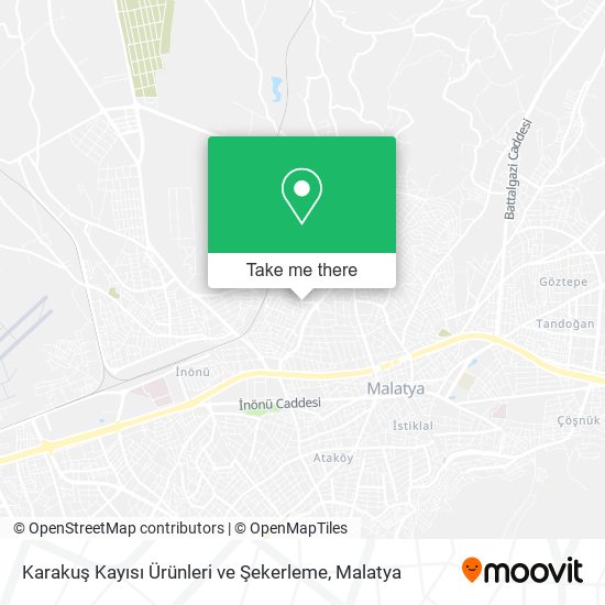 Karakuş Kayısı Ürünleri ve Şekerleme map