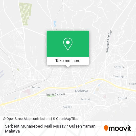 Serbest Muhasebeci Mali Müşavir Gülşen Yaman map