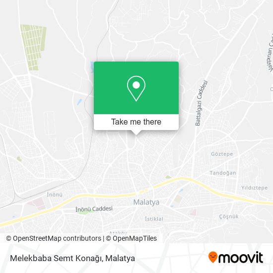 Melekbaba Semt Konağı map