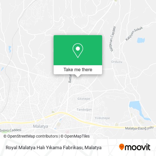 Royal Malatya Halı Yıkama Fabrikası map