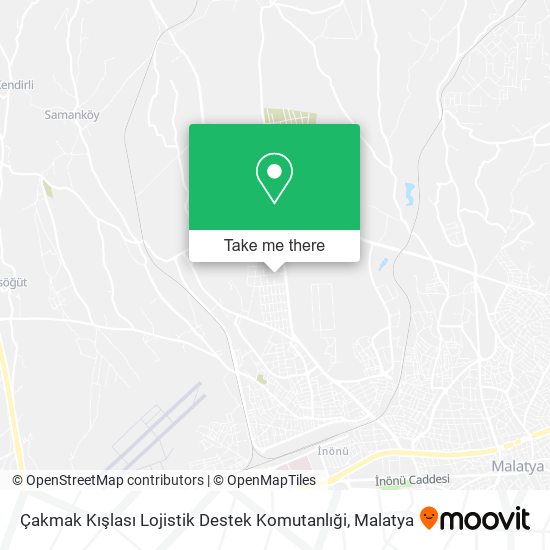 Çakmak Kışlası Lojistik Destek Komutanlıği map