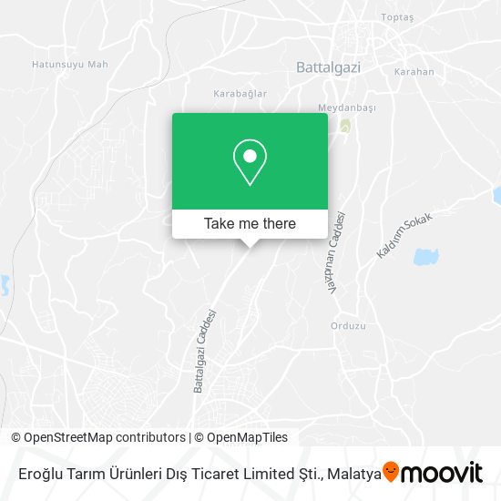 Eroğlu Tarım Ürünleri Dış Ticaret Limited Şti. map