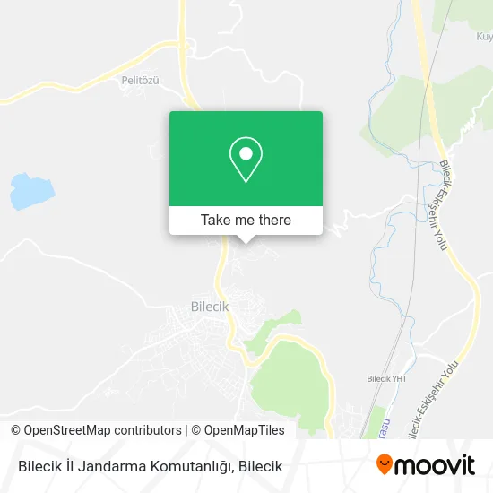 Bilecik İl Jandarma Komutanlığı map