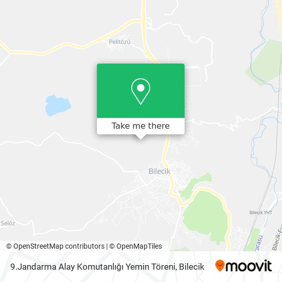 9.Jandarma Alay Komutanlığı Yemin Töreni map