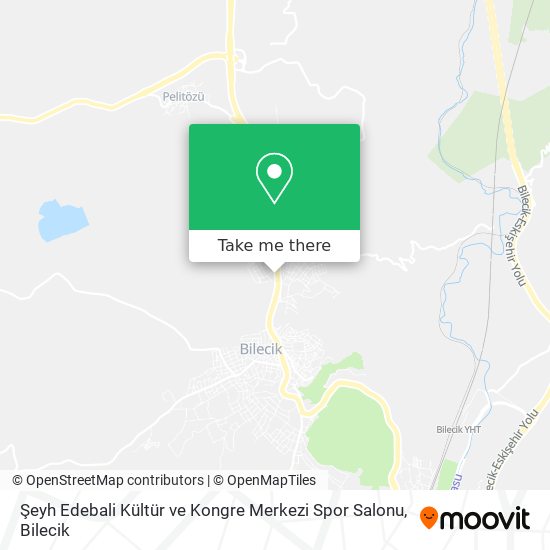 Şeyh Edebali Kültür ve Kongre Merkezi Spor Salonu map