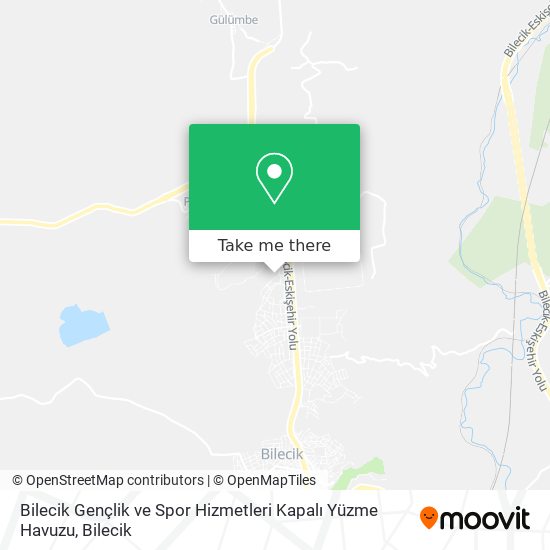 Bilecik Gençlik ve Spor Hizmetleri Kapalı Yüzme Havuzu map