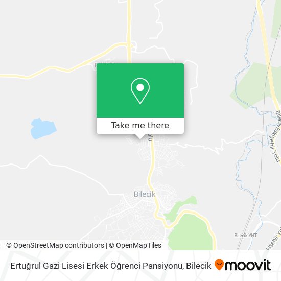 Ertuğrul Gazi Lisesi Erkek Öğrenci Pansiyonu map