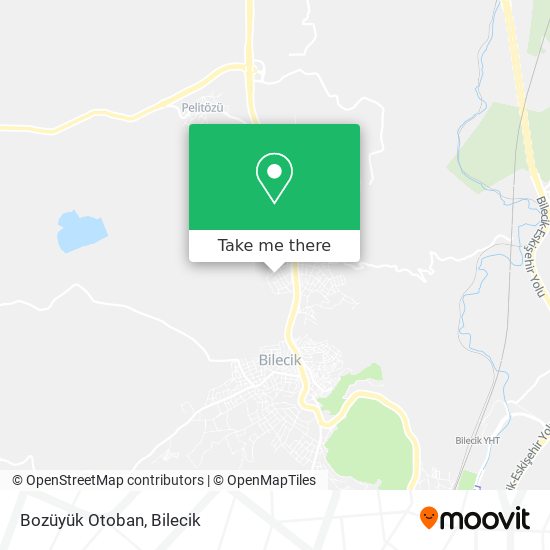 Bozüyük Otoban map