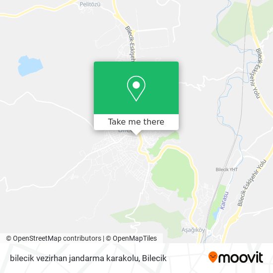 bilecik vezirhan jandarma karakolu map