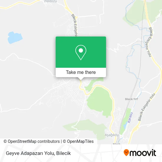 Geyve Adapazarı Yolu map