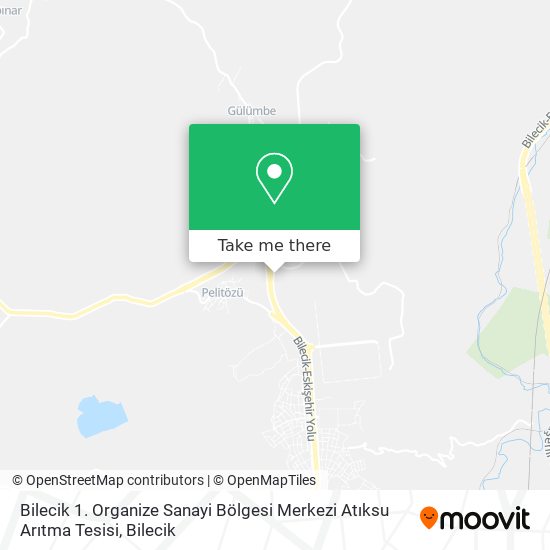 Bilecik 1. Organize Sanayi Bölgesi Merkezi Atıksu Arıtma Tesisi map