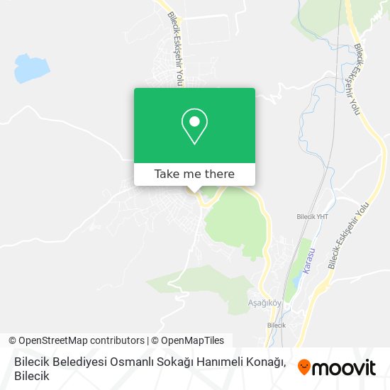 Bilecik Belediyesi Osmanlı Sokağı Hanımeli Konağı map