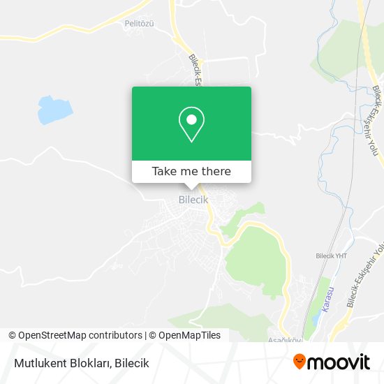 Mutlukent Blokları map