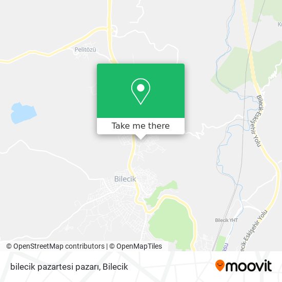 bilecik pazartesi pazarı map