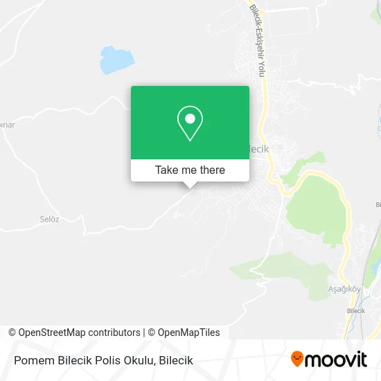 Pomem Bilecik Polis Okulu map
