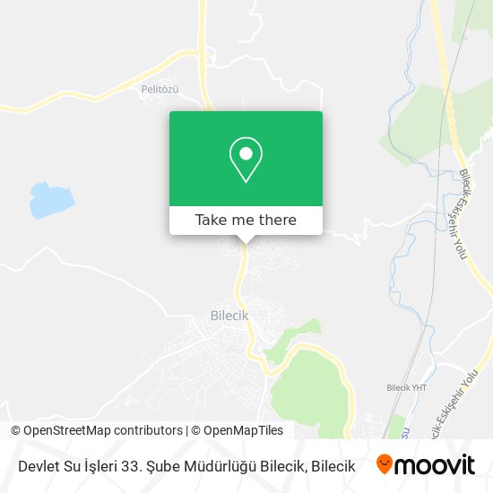 Devlet Su İşleri 33. Şube Müdürlüğü Bilecik map