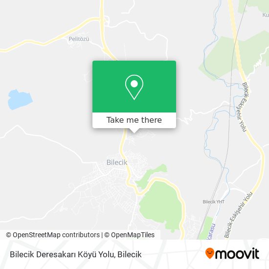 Bilecik Deresakarı Köyü Yolu map