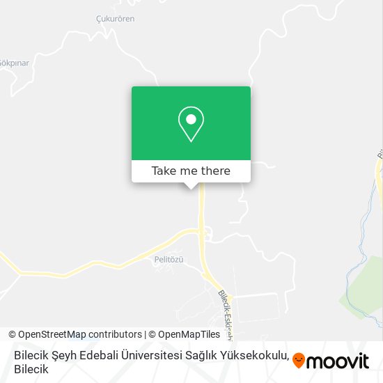 Bilecik Şeyh Edebali Üniversitesi Sağlık Yüksekokulu map