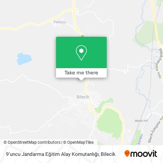 9'uncu Jandarma Eğitim Alay Komutanlığı map