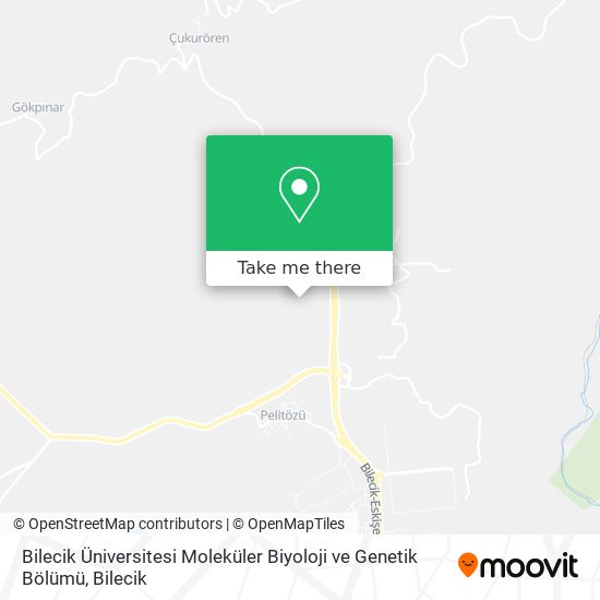 Bilecik Üniversitesi Moleküler Biyoloji ve Genetik Bölümü map