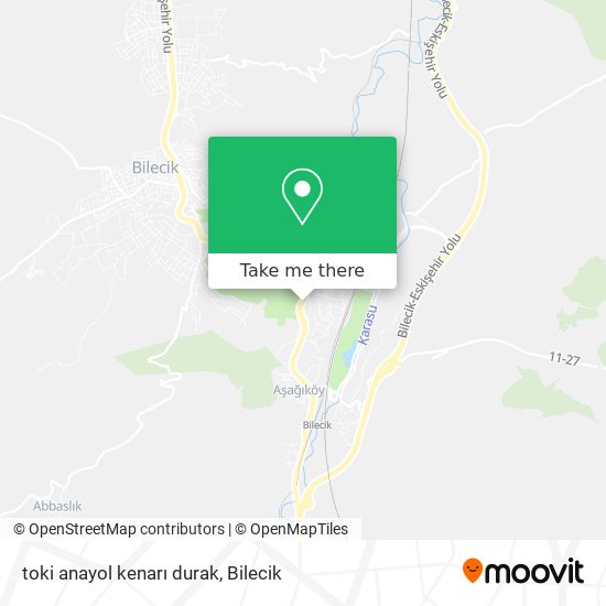 toki anayol kenarı durak map