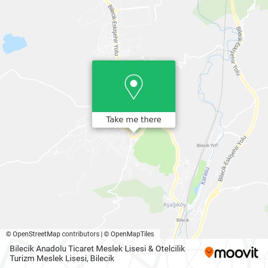 Bilecik Anadolu Ticaret Meslek Lisesi & Otelcilik Turizm Meslek Lisesi map