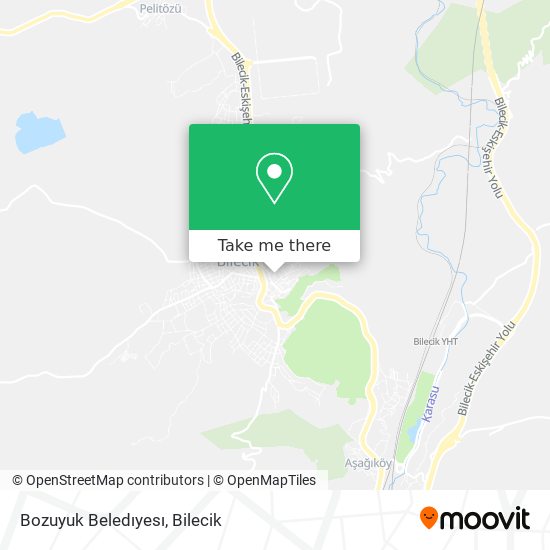 Bozuyuk Beledıyesı map