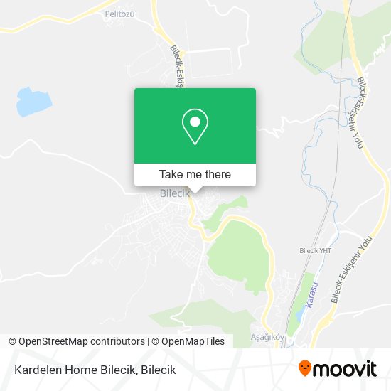 Kardelen Home Bilecik map