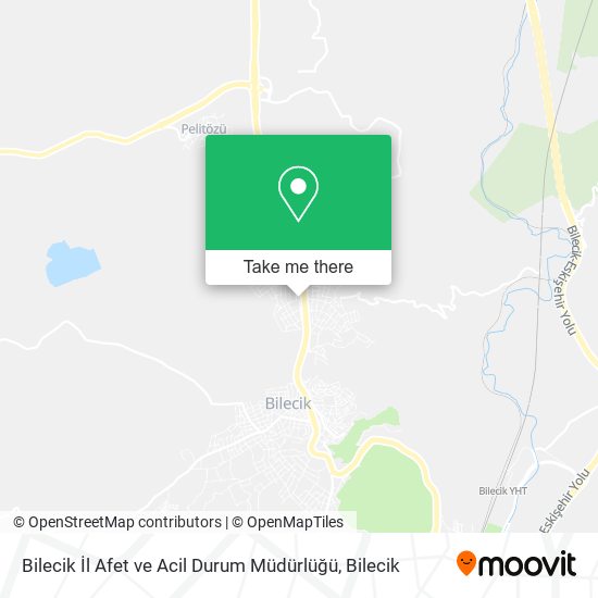 Bilecik İl Afet ve Acil Durum Müdürlüğü map